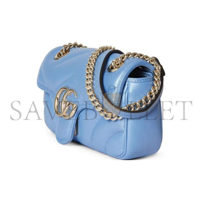 GUCCI GG MARMONT MINI SHOULDER 446744 (22*13*6cm)
